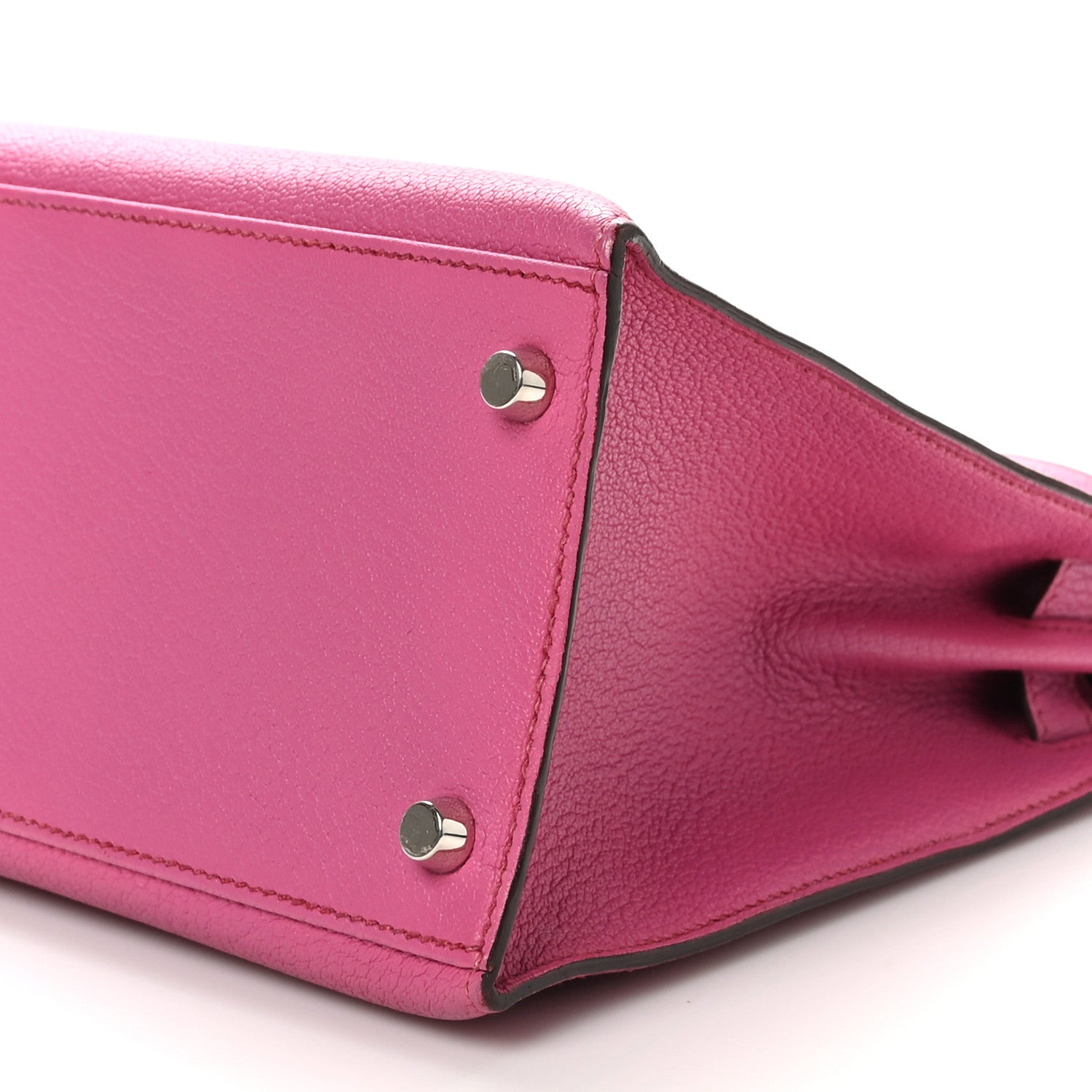 Hermes Chevre de Coromandel Kelly Sellier 28 Fuchsia 10 of 10