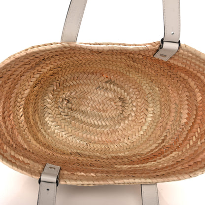 Loewe Raffia Basket Tote Bag Natural White 4 of 10