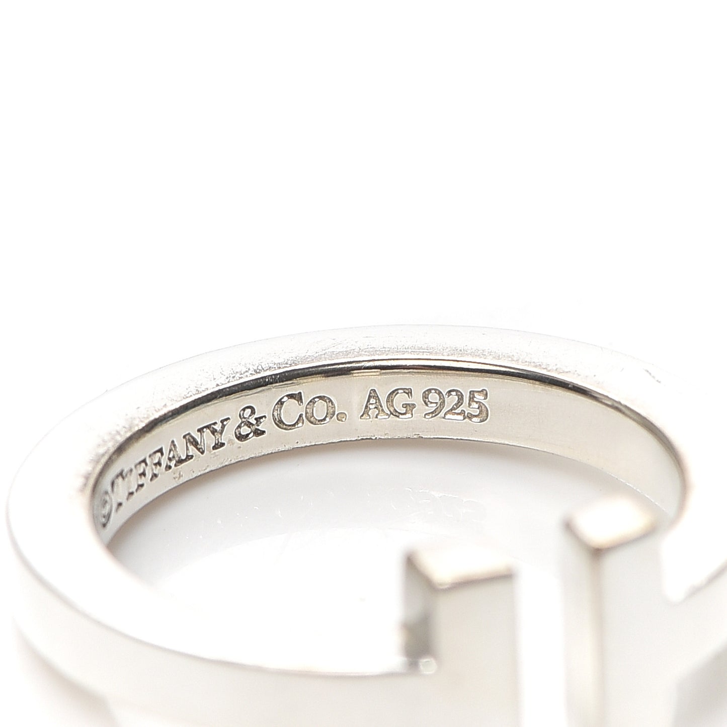 Sterling Silver T Square Ring 51 5.75