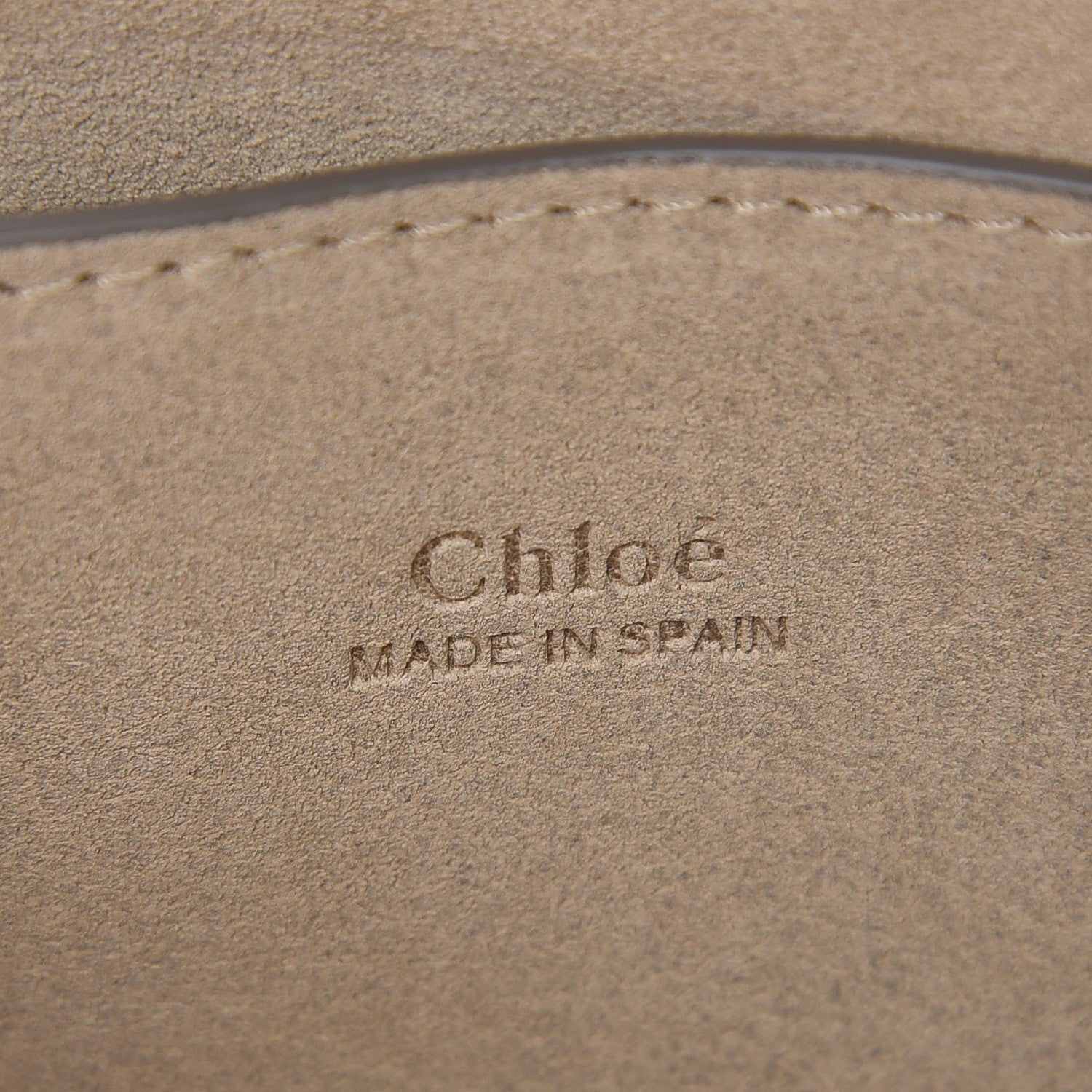 Chloe Suede Calfskin Small Faye Shoulder Bag Intense Green 7 of 7