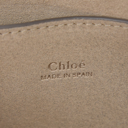 Chloe Suede Calfskin Small Faye Shoulder Bag Intense Green 7 of 7
