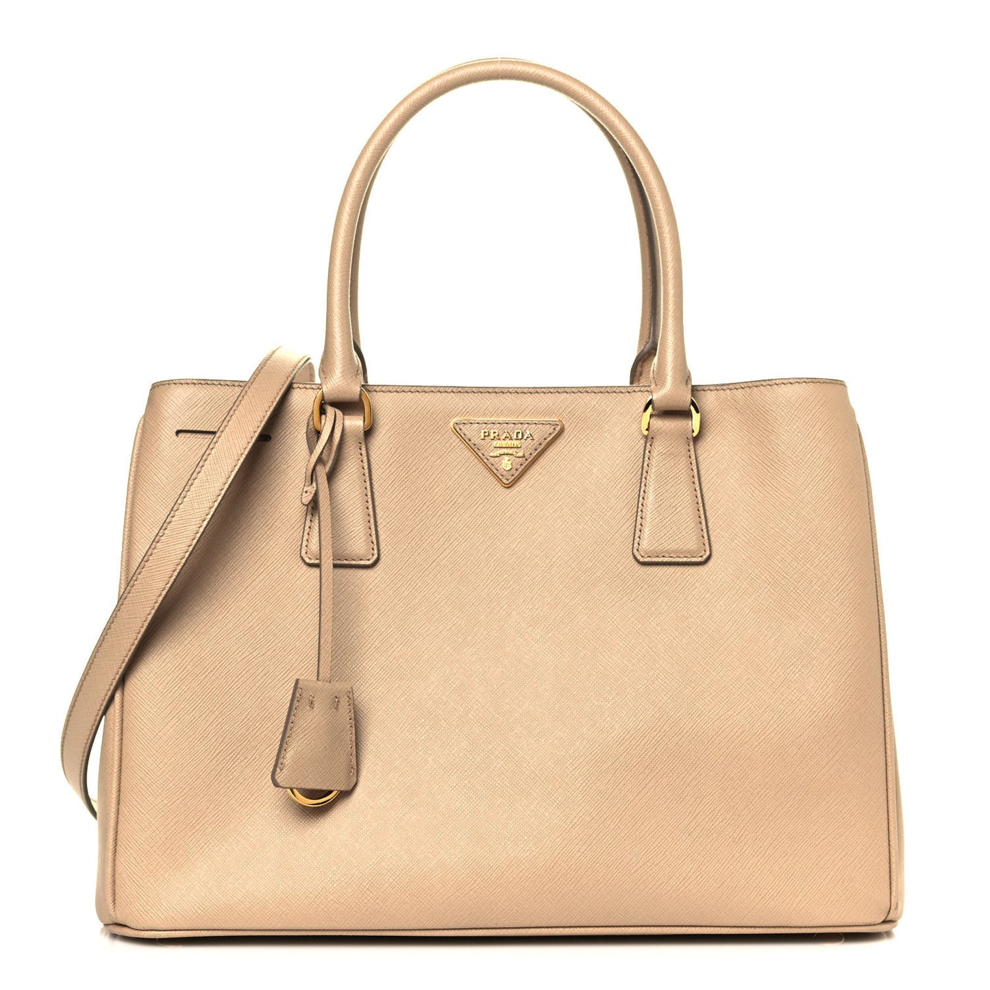 Saffiano Lux Small Tote Sabbia