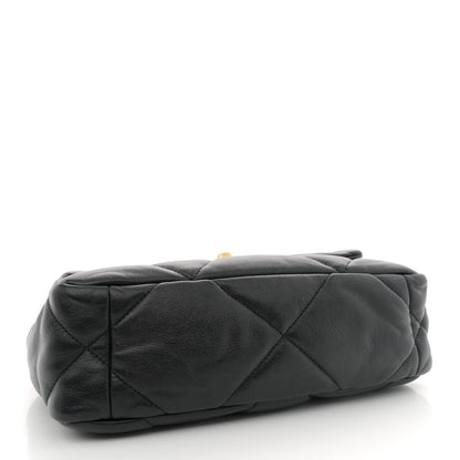Chanel Lambskin Quilted Medium Chanel 19 Flap Black 4 of 14