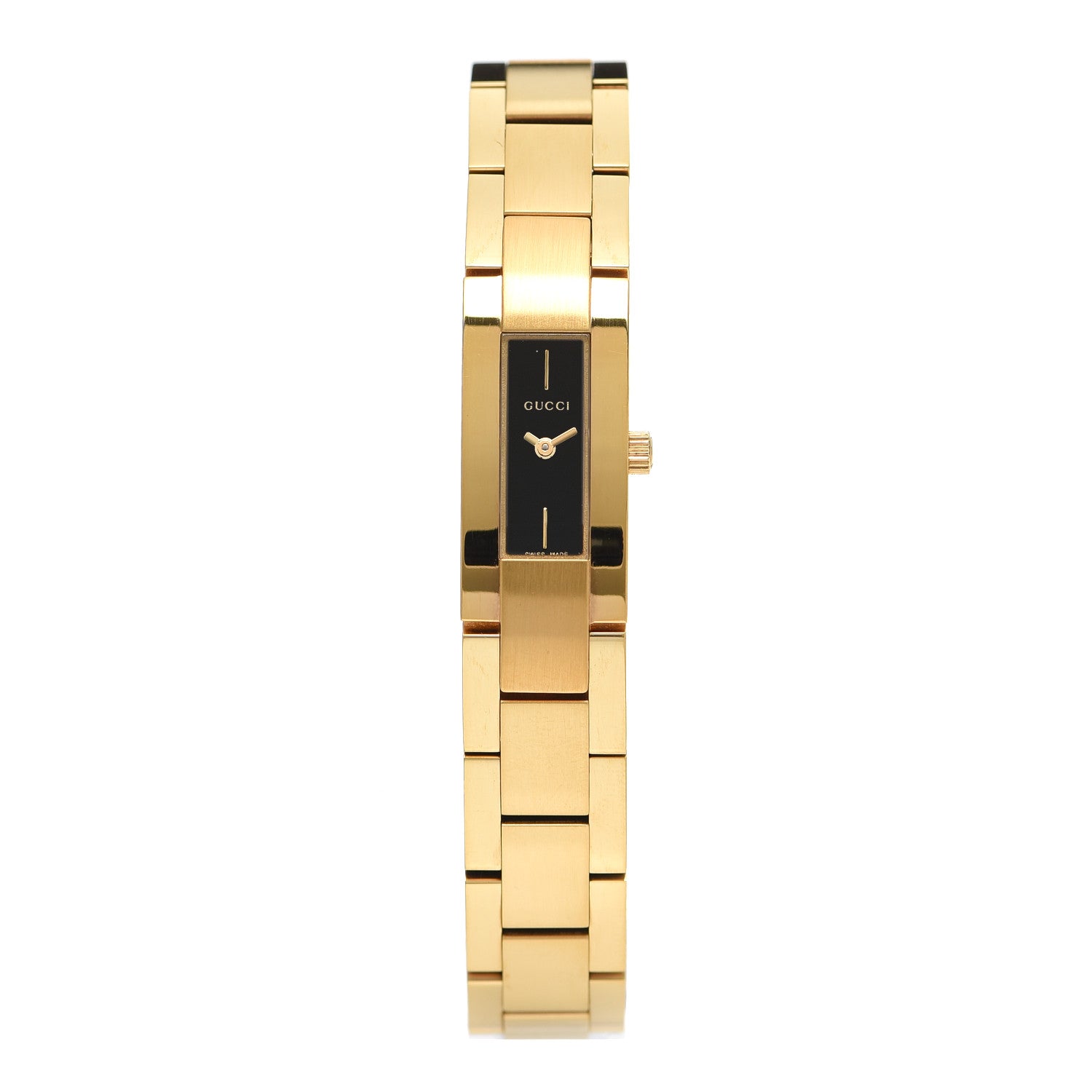 Gucci Stainless Steel 13mm 4600L Quartz Watch Black 1 of 6