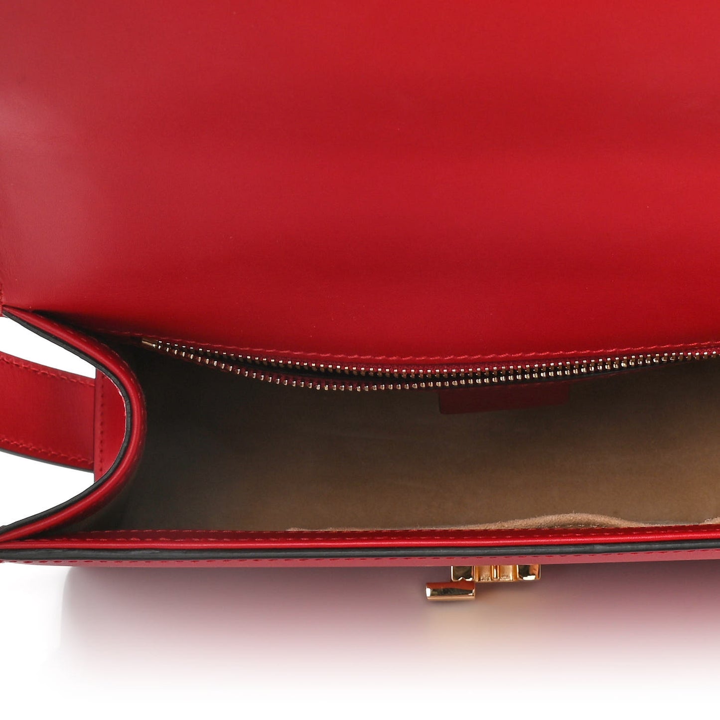 Calfskin Small Sylvie Shoulder Bag Hibiscus Red
