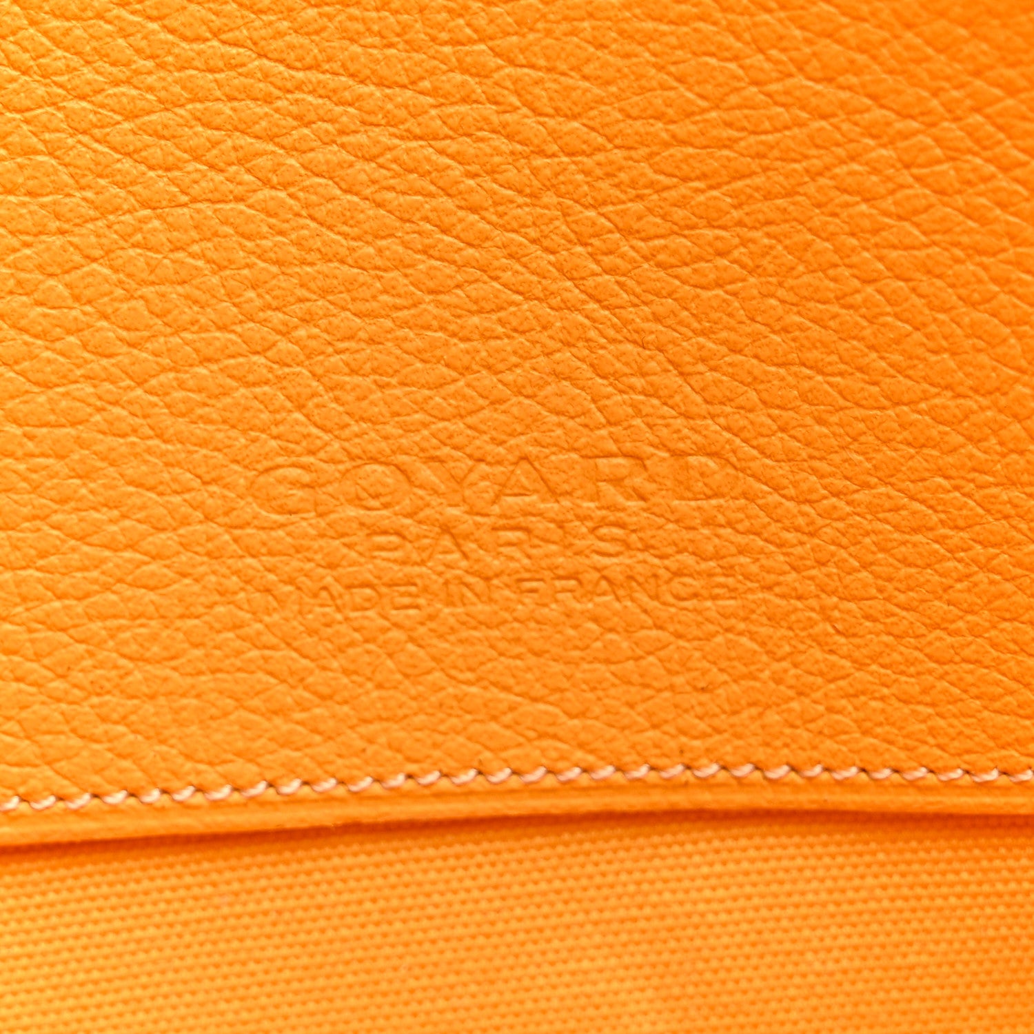 Goyard Goyardine Senat Pochette MM Yellow 6 of 7