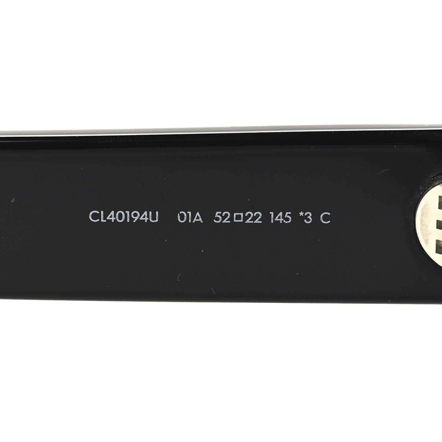 Acetate Triomphe 01 Sunglasses CL 40194U Black