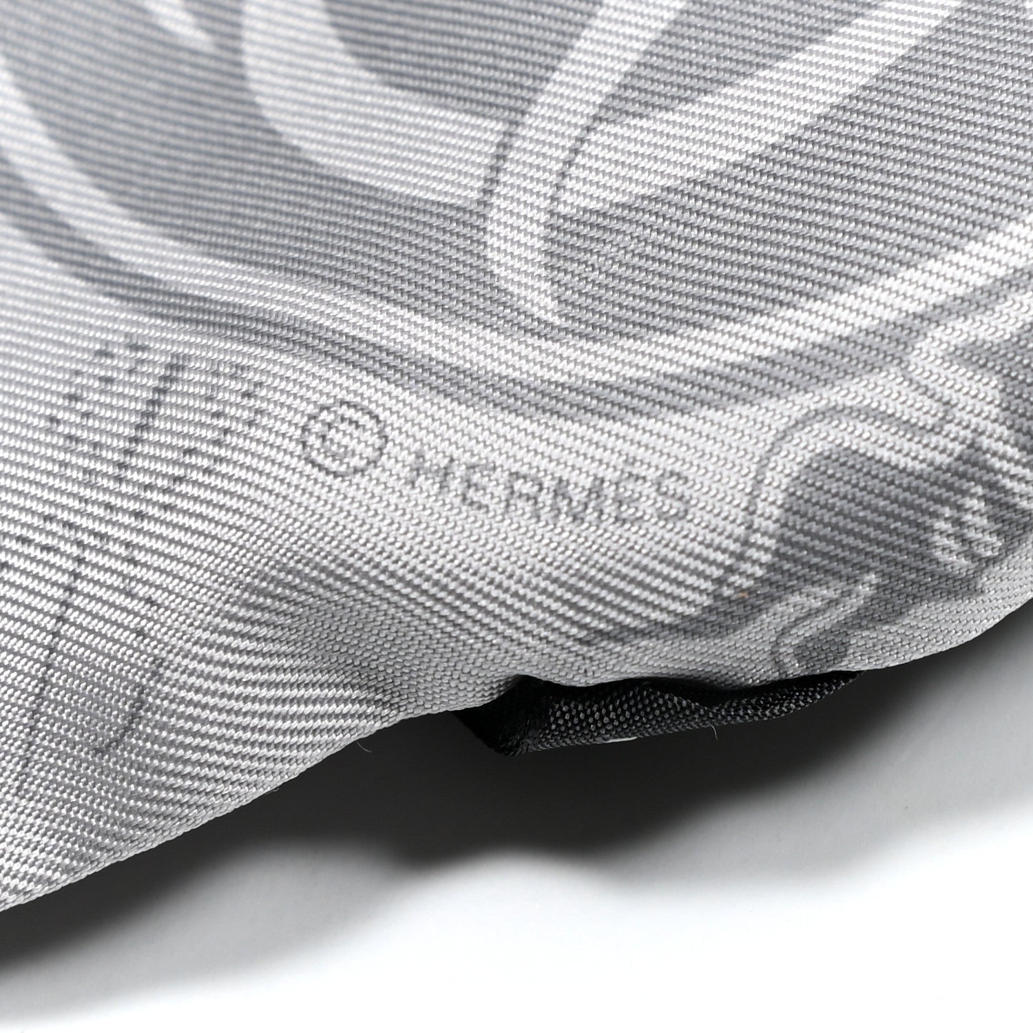 Hermes Silk Ex-Libris Les Parisie Twilly Gris Perle Jaune 3 of 4