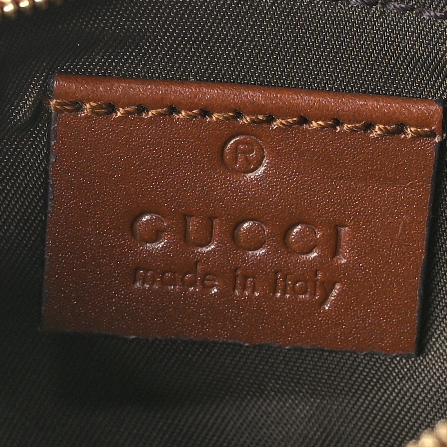 Gucci GG Supreme Monogram Key Case  Beige Ebony Cuir 6 of 8