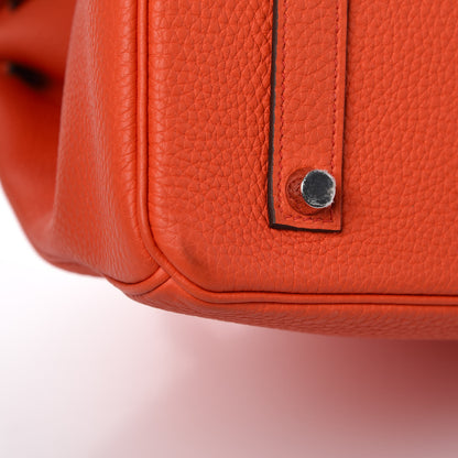 Hermes Togo Birkin 35 Orange Poppy 36 of 38