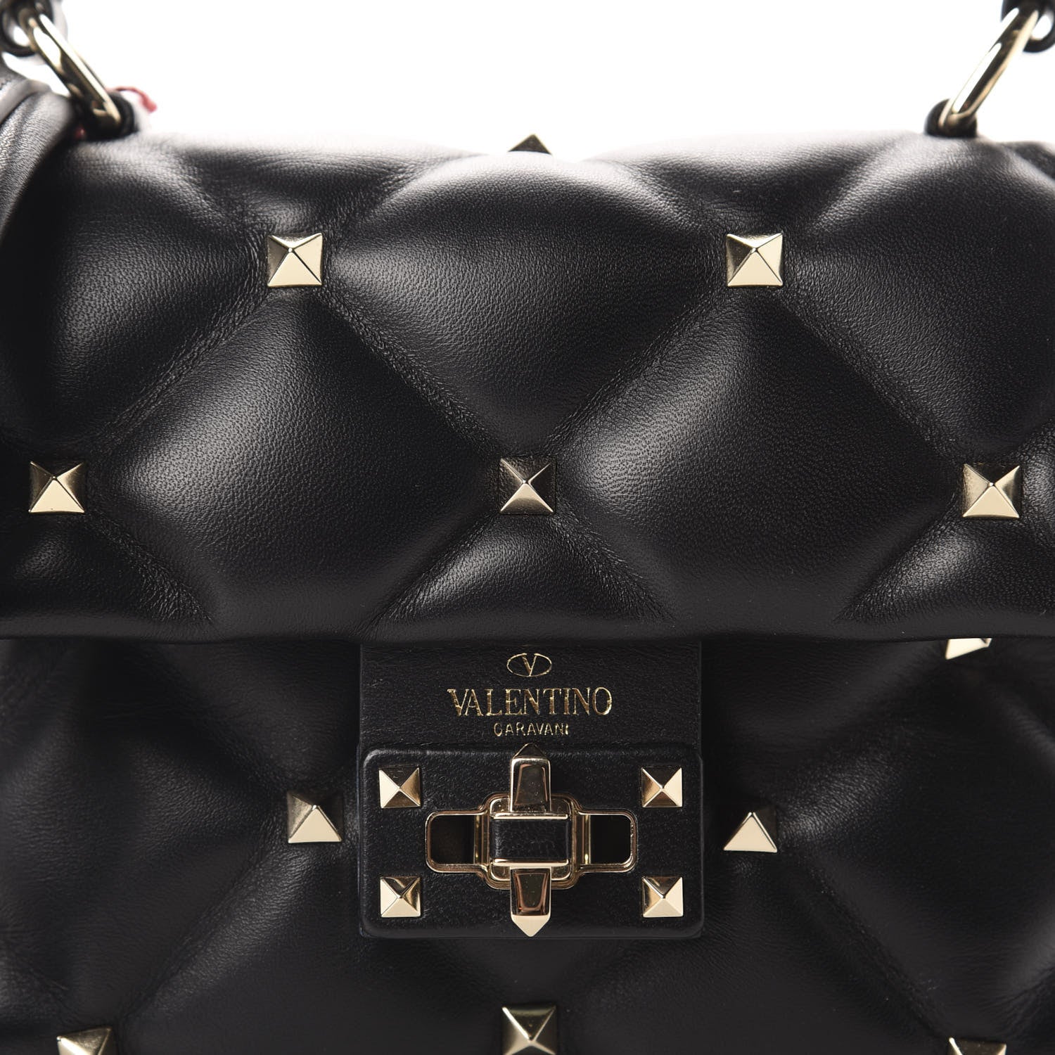 Valentino Garavani Nappa Mini Candystud Top Handle Bag Black 9 of 9
