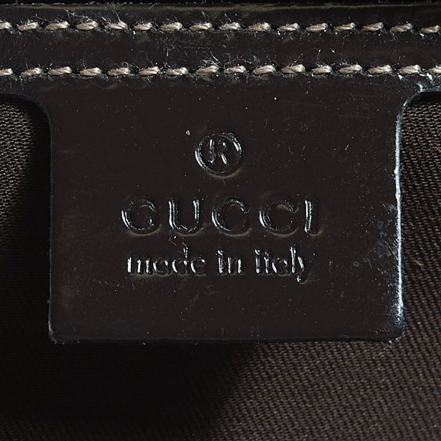 GG Plus Monogram Medium Joy Boston Dark Brown