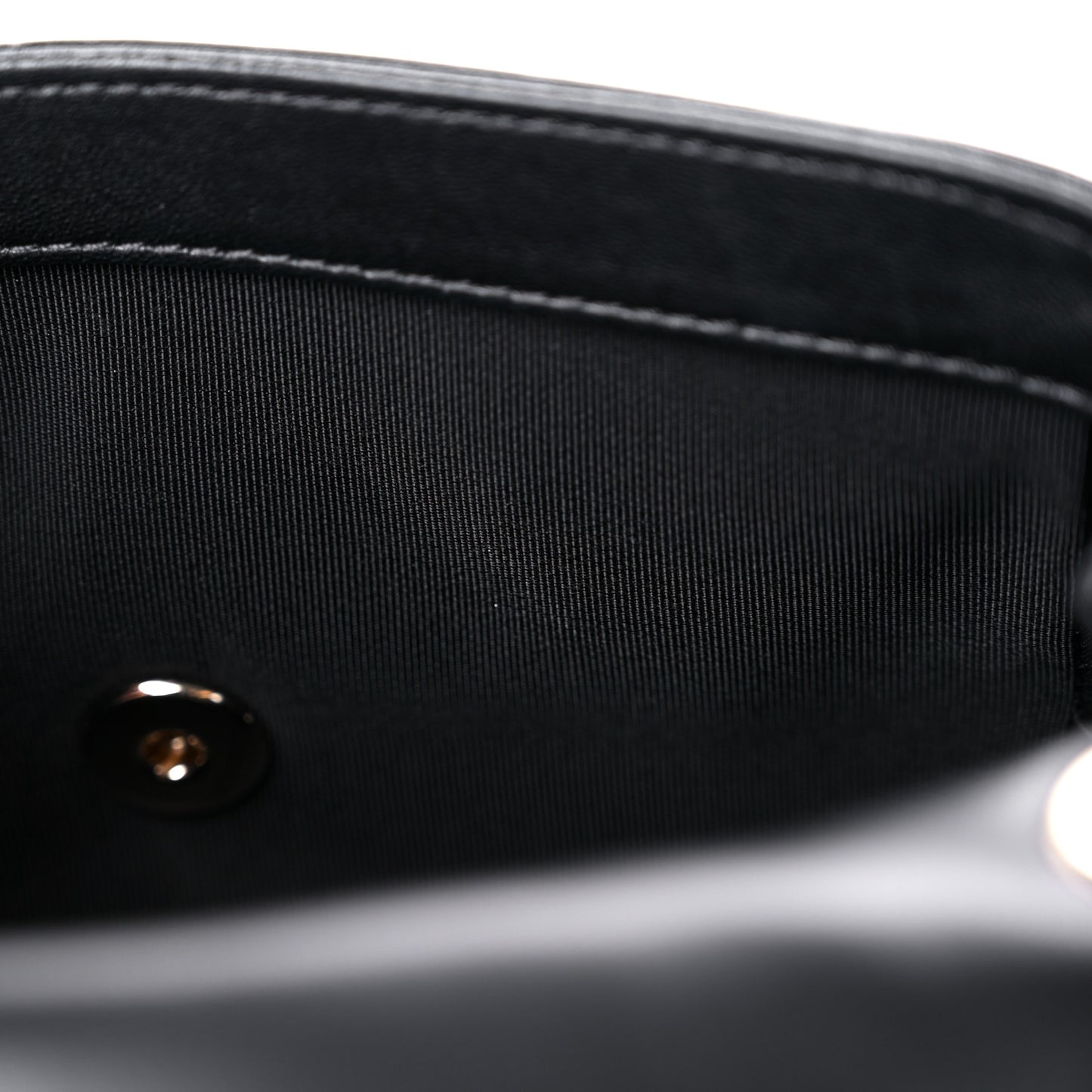 Lambskin Small Entwined Chain Flap Black
