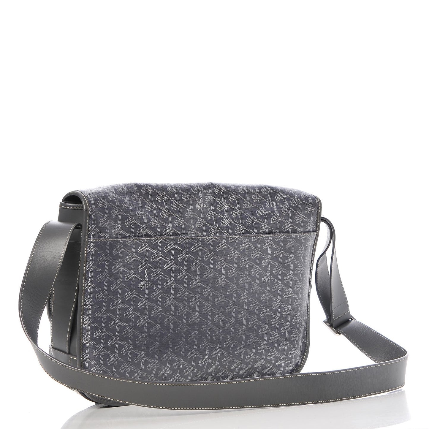 Goyardine Belvedere GM Messenger Bag Grey