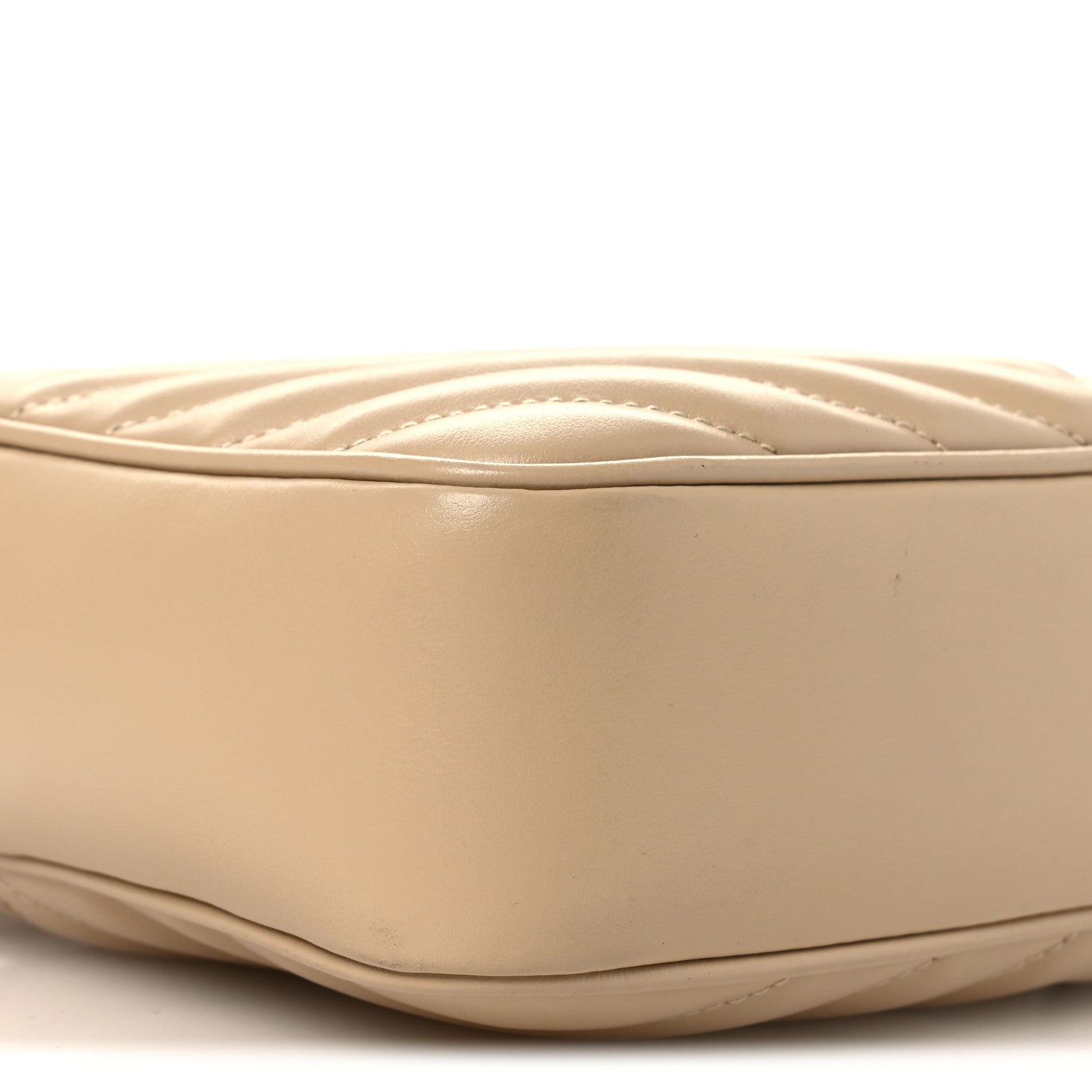 Saint Laurent Calfskin Matelasse Monogram Lou Camera Bag Dark Beige 9 of 13
