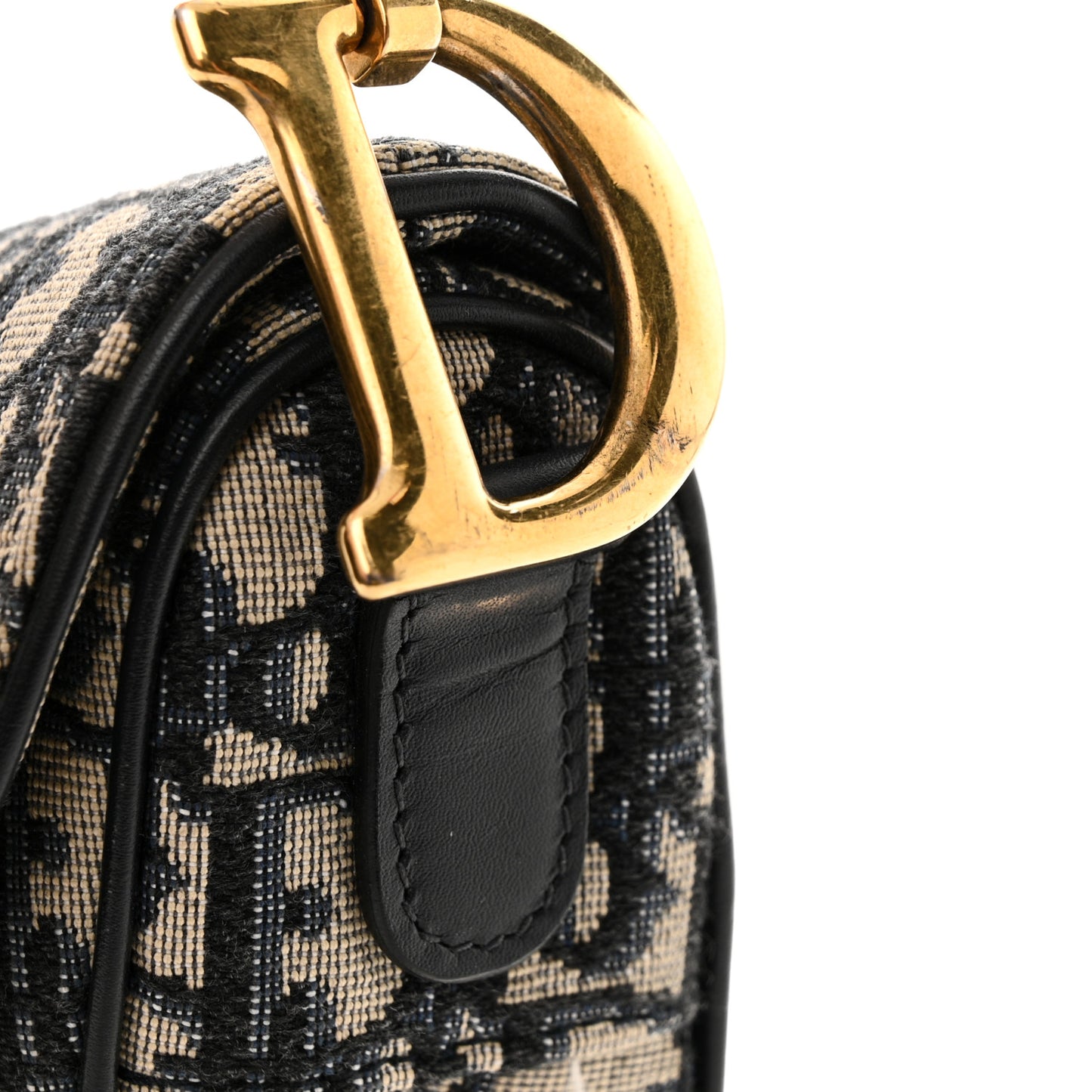 Oblique Saddle Bag Blue