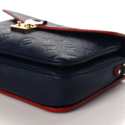 Louis Vuitton Empreinte Pochette Metis Marine Rouge 8 of 8
