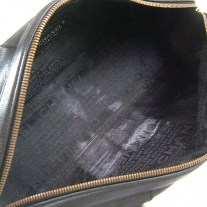 Chanel Caviar Square Stitched Tote Black 9 of 10
