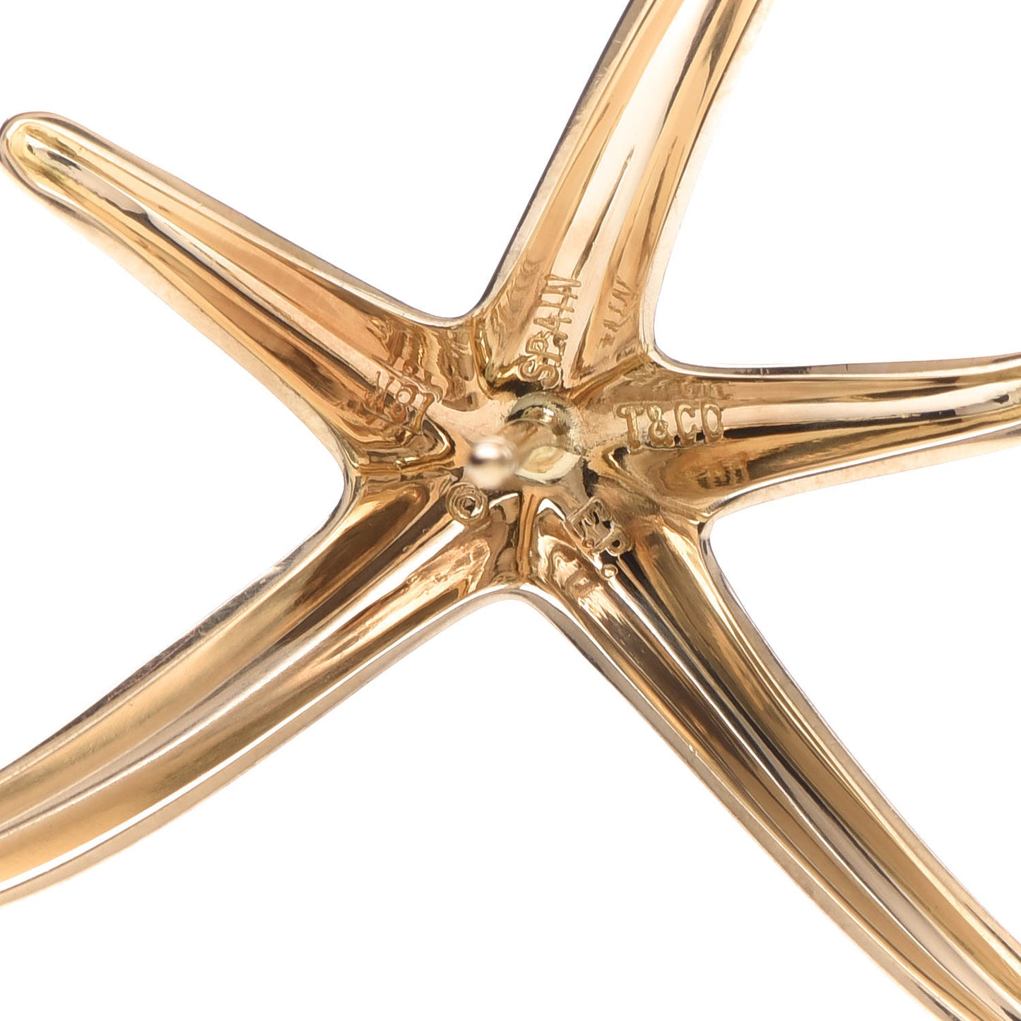 18K Yellow Gold Large Elsa Peretti Starfish Earrings