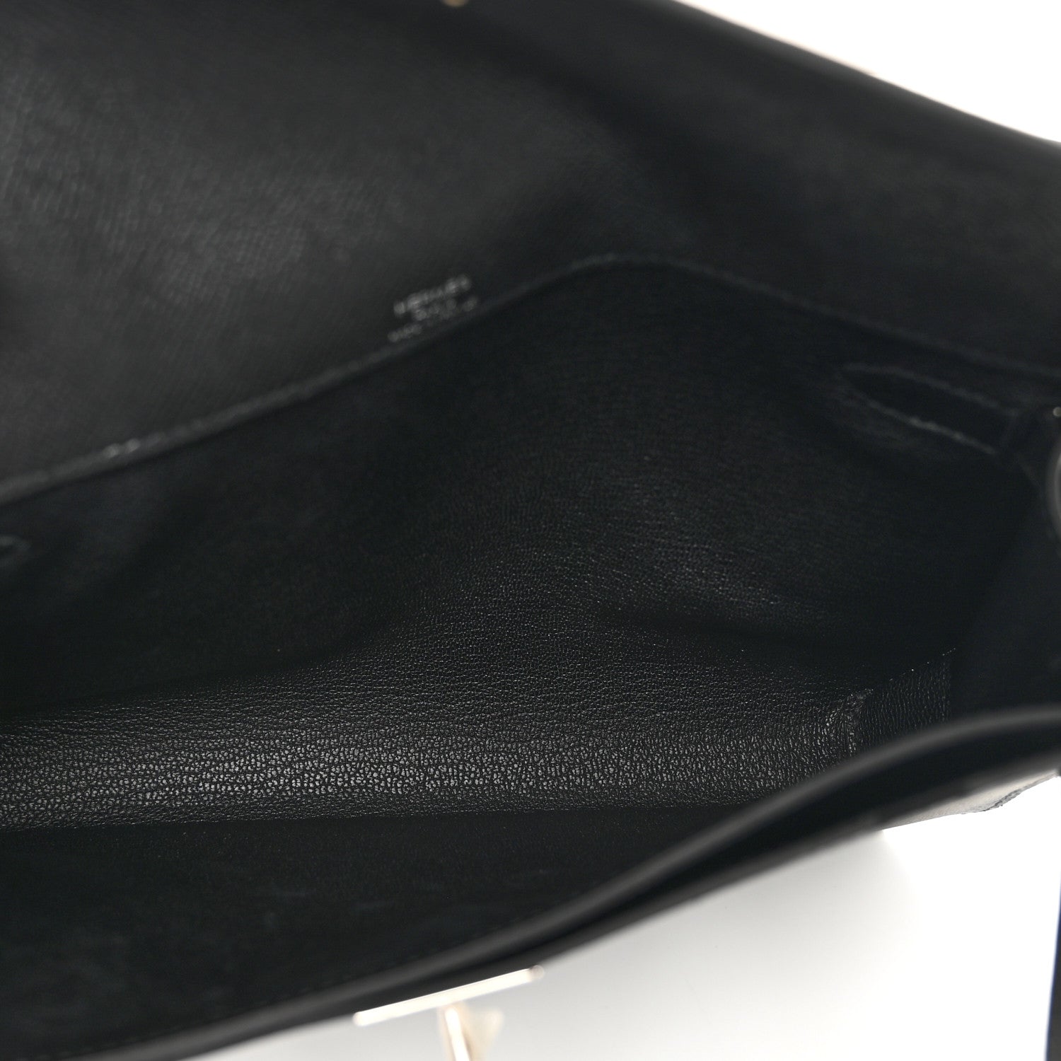 Hermes Epsom Kelly Depeches 25 Pouch Black 5 of 8