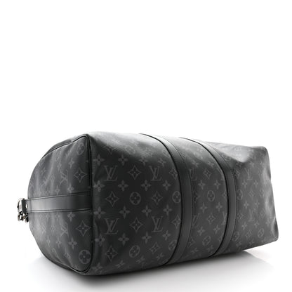 Louis Vuitton Monogram Eclipse Keepall Bandouliere 55 3 of 9
