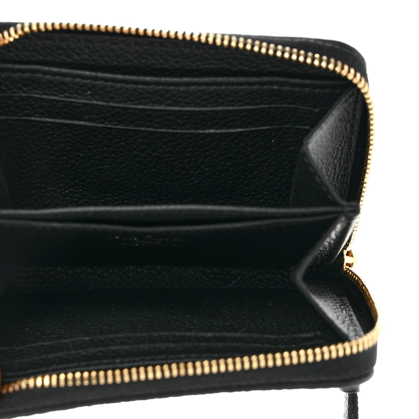 Empreinte Monogram Giant Zippy Coin Purse Black Beige