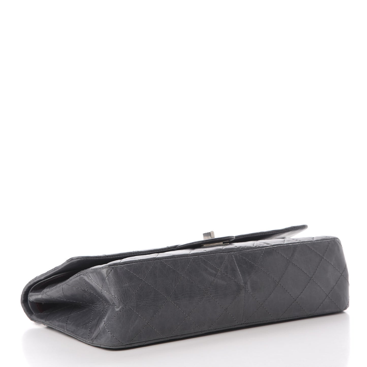 Aged Calfskin Quilted 50th Anniversary 2.55 Reissue 227 Flap Grey