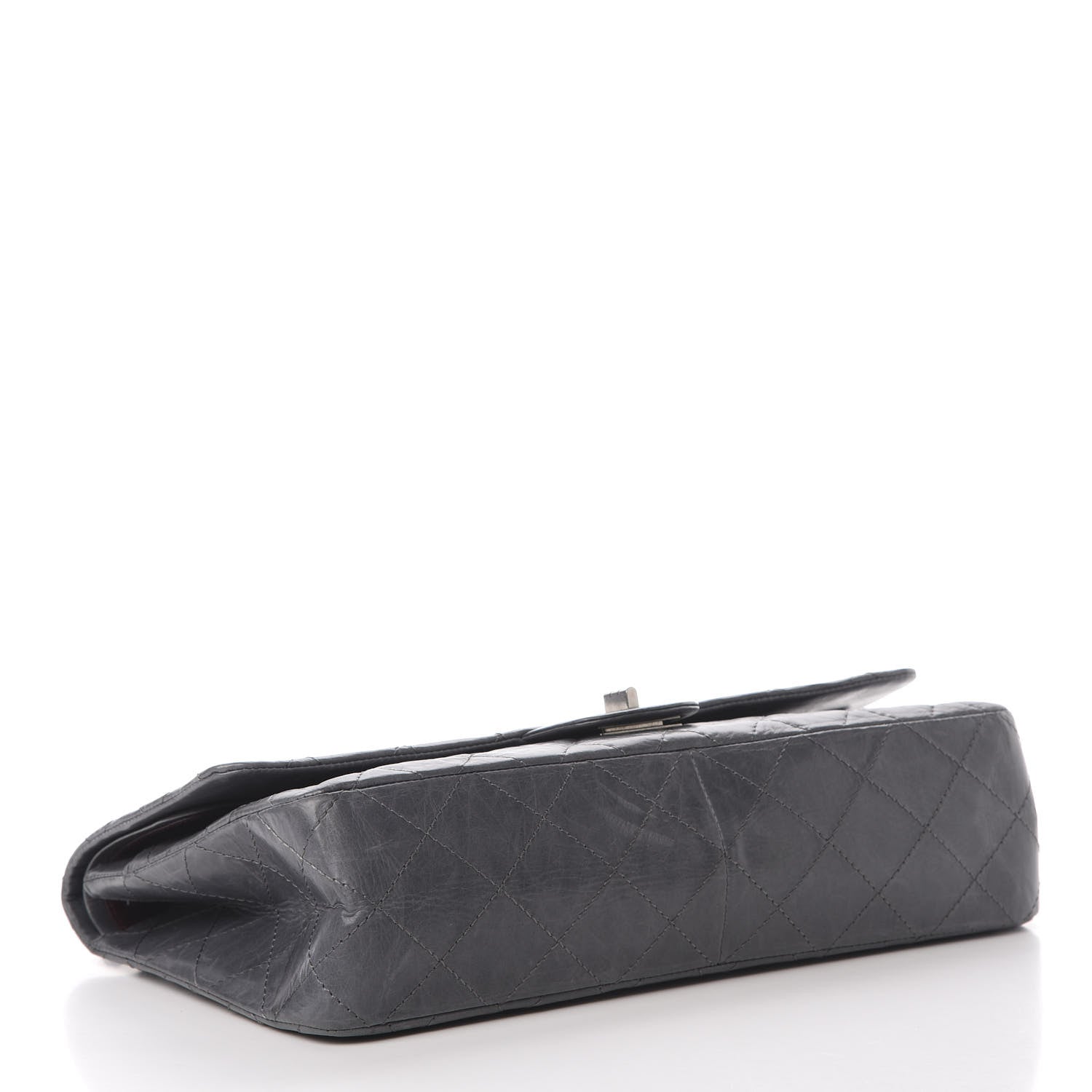 Chanel Aged Calfskin Quilted 50th Anniversary 2.55 Reissue 227 Flap Grey 5 of 17