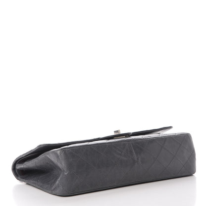 Chanel Aged Calfskin Quilted 50th Anniversary 2.55 Reissue 227 Flap Grey 5 of 17