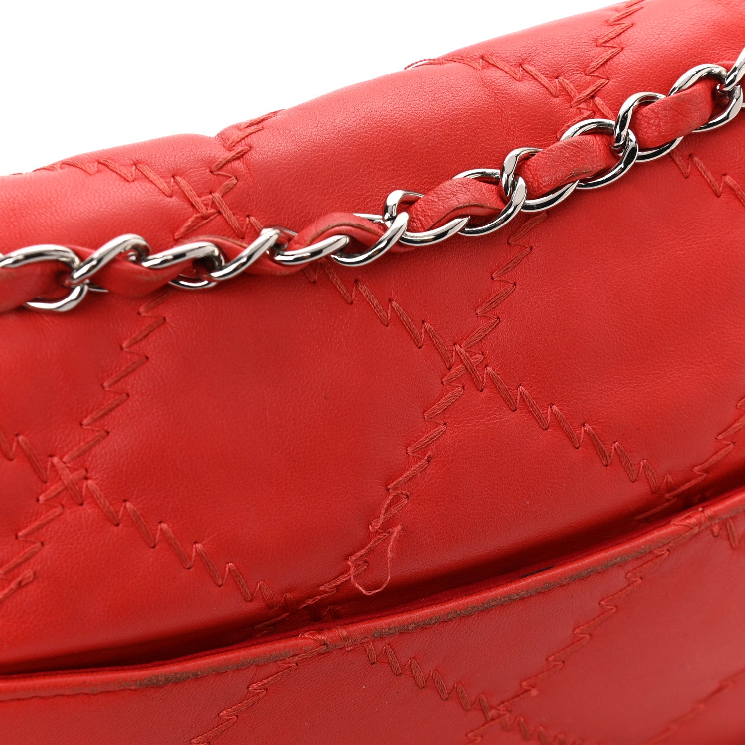 Chanel Calfskin Ultimate Stitch Flap Red 13 of 13