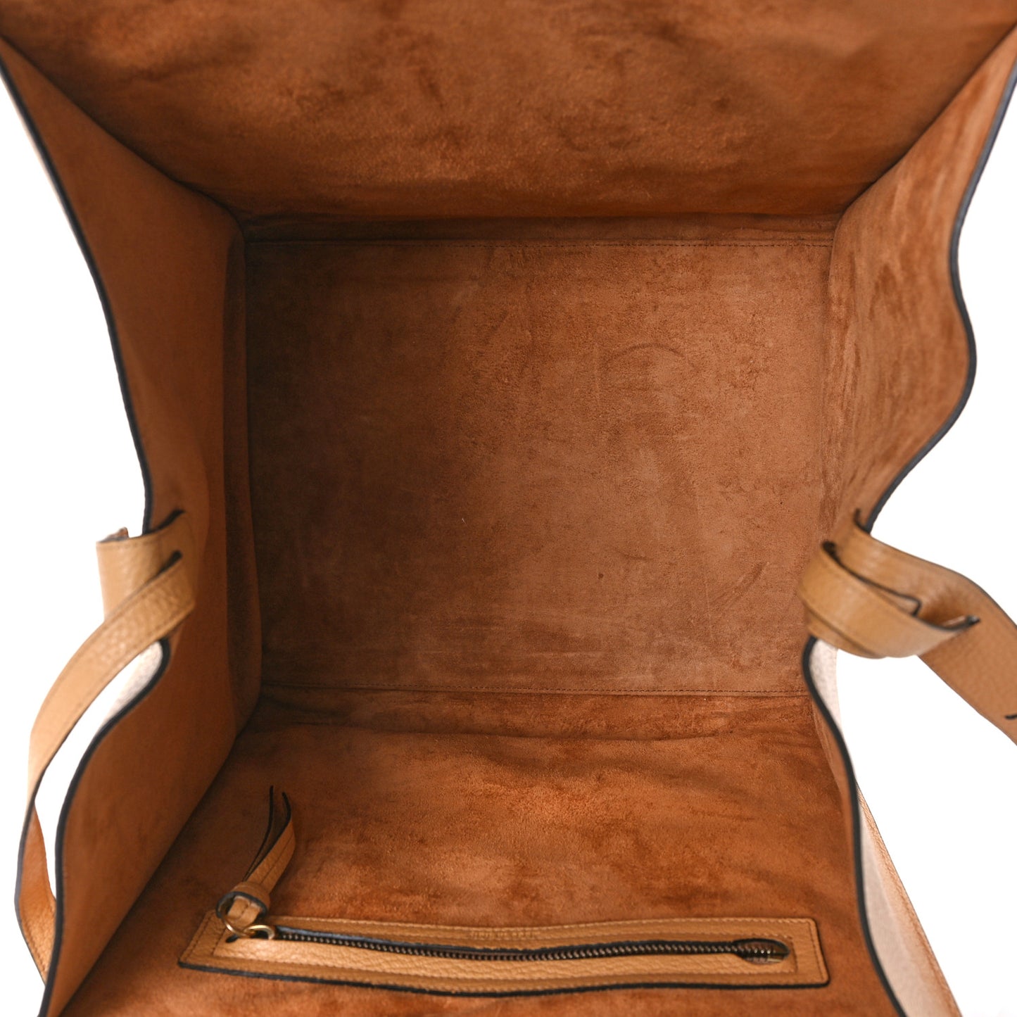 Baby Grained Calfskin Medium Phantom Luggage Camel