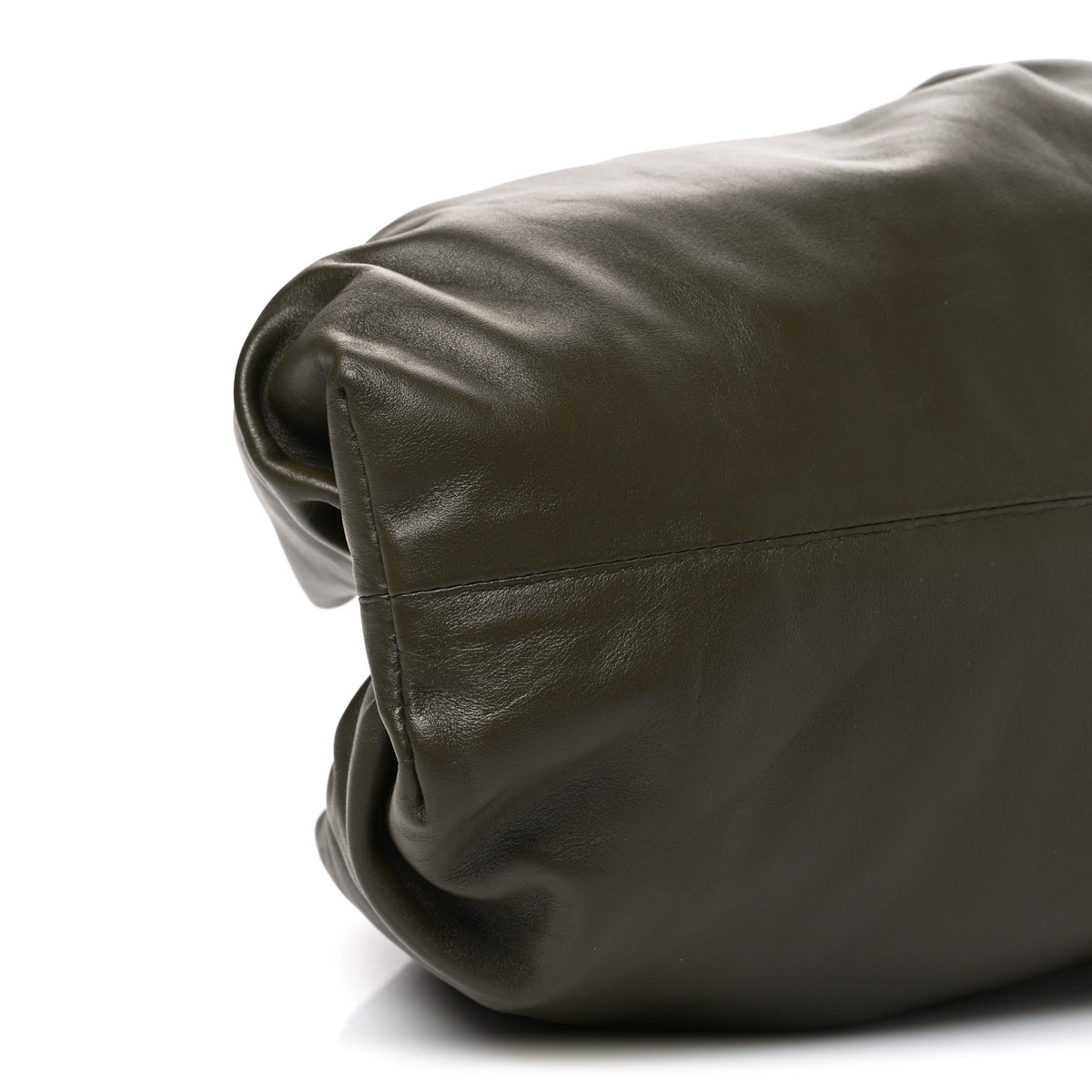 Bottega Veneta Smooth Butter Calf The Pouch Oversized Clutch Mud 9 of 10