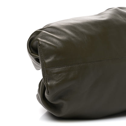 Bottega Veneta Smooth Butter Calf The Pouch Oversized Clutch Mud 9 of 10