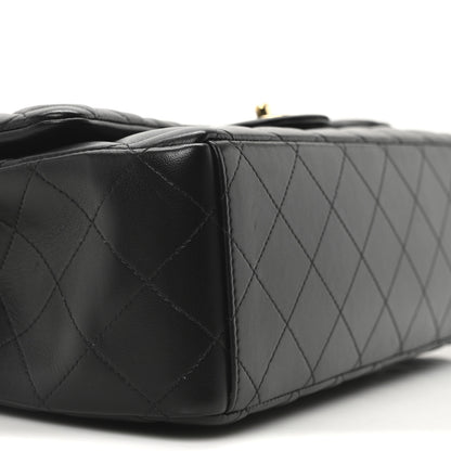 Chanel Lambskin Quilted Maxi Double Flap Black 9 of 11