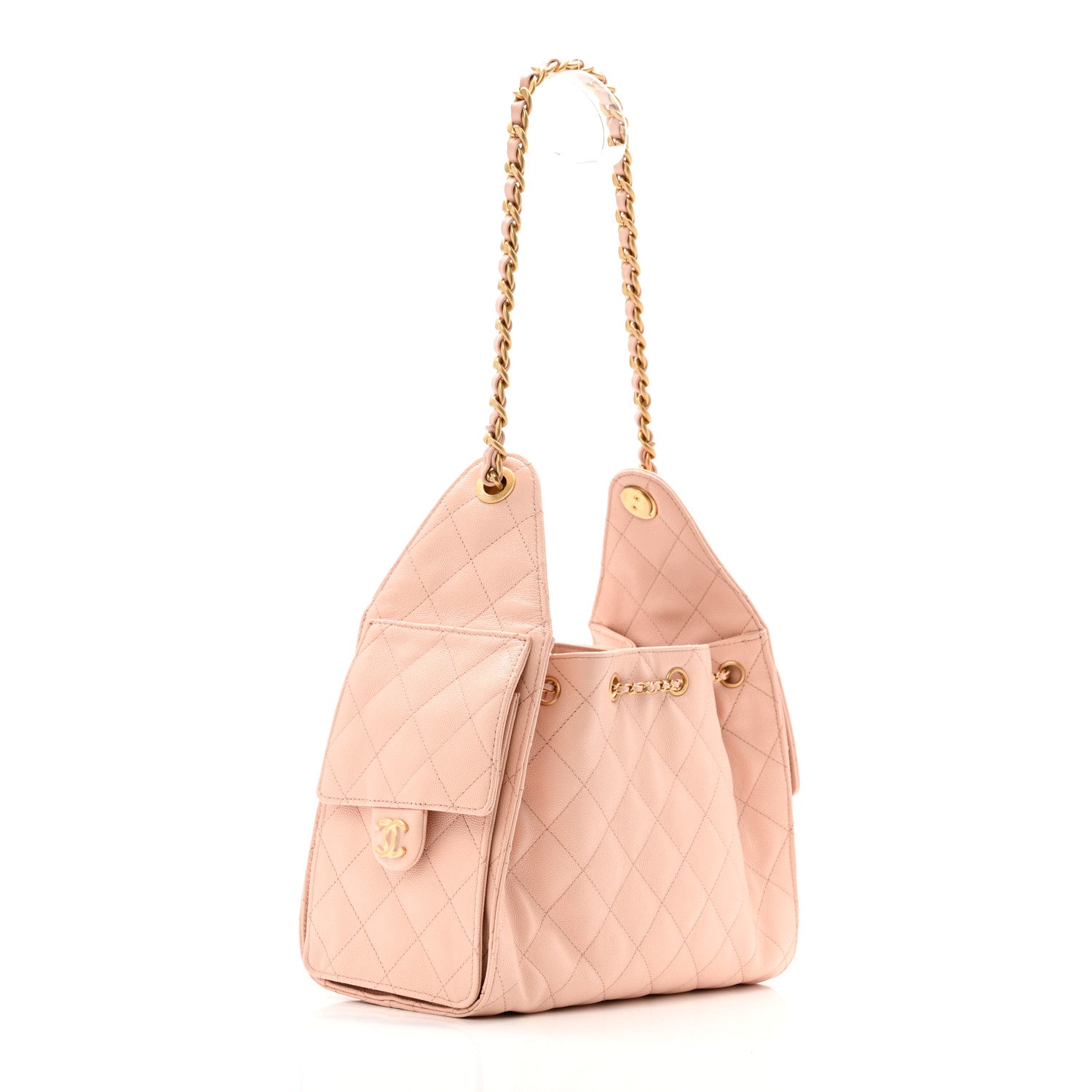 Chanel Caviar Quilted Small Chanel 25 Handbag Light Pink 3 of 13