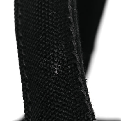 Prada Wicker Canvas Shoulder Bag Black 14 of 16