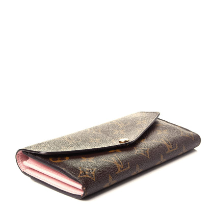 Louis Vuitton Monogram Sarah Wallet NM Rose Ballerine 4 of 10