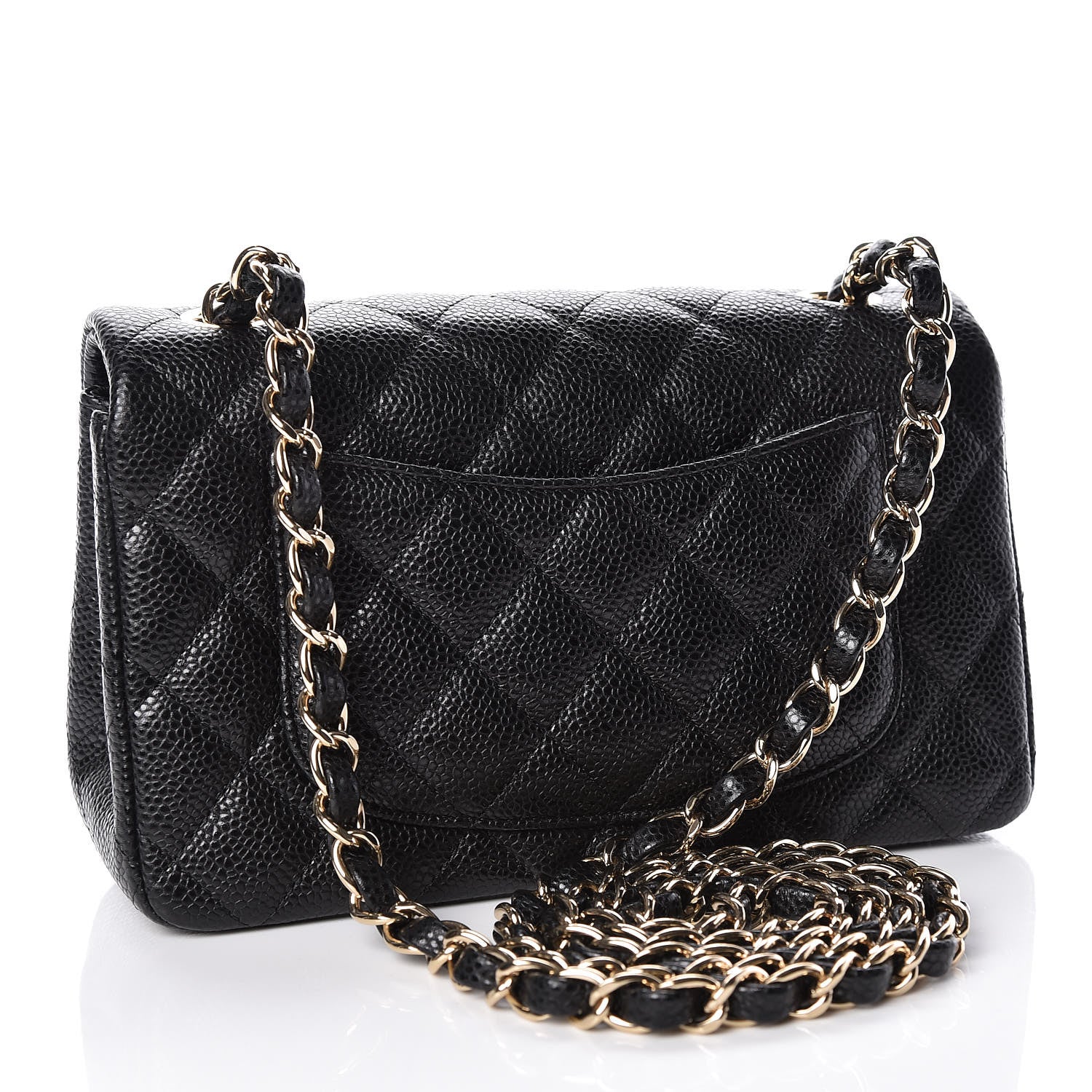 Chanel Caviar Quilted Mini Rectangular Flap Black 3 of 13