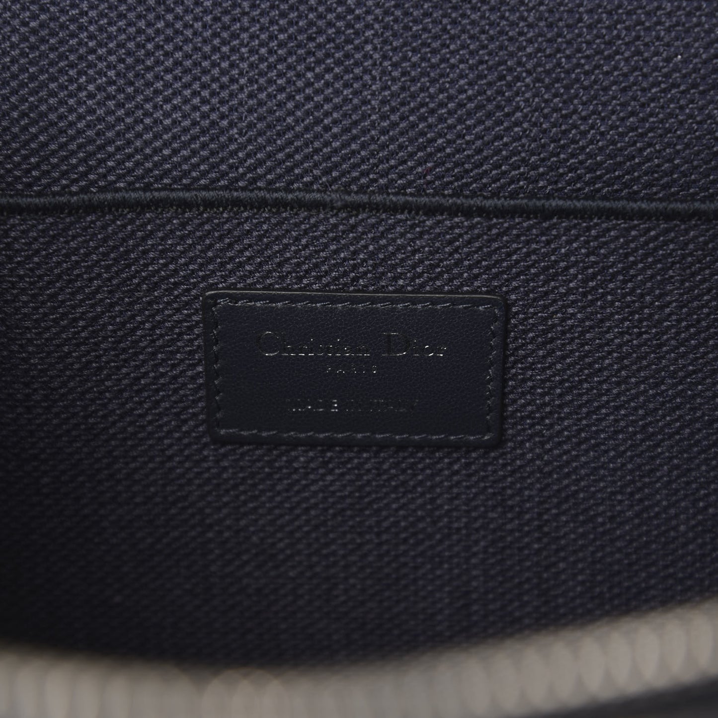 Oblique Diortravel Vanity Case Blue
