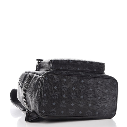 MCM Visetos Medium Side Studs Stark Backpack Black 4 of 15