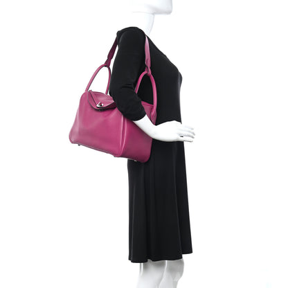 Hermes Evercolor Lindy 30 Rose Pourpre 2 of 13