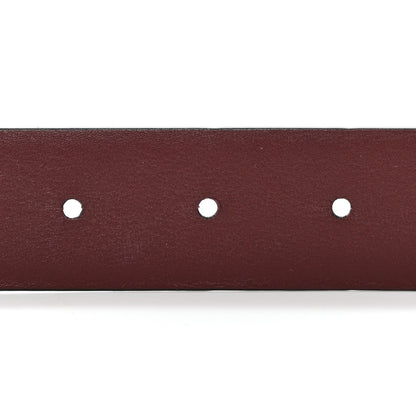 Chanel Calfskin CC Reversible Belt 75 30 Black Burgundy 4 of 5