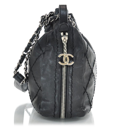 Chanel Lambskin Expandable Stitched Tote Black 4 of 9