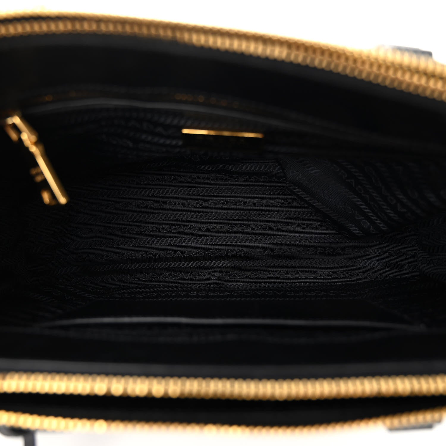 Prada Saffiano Small Galleria Double Zip Tote Black 5 of 9