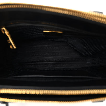 Prada Saffiano Small Galleria Double Zip Tote Black 5 of 9