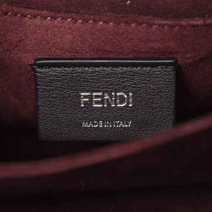 Fendi Vitello Liberty Studded Small Kan I Shoulder Bag Bordeaux Multicolor 6 of 11