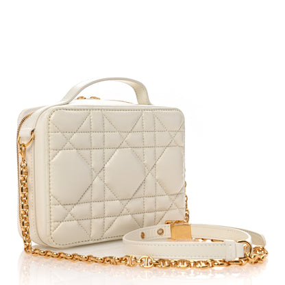 Christian Dior Calfskin Macrocannage Caro Box Bag Latte 3 of 10