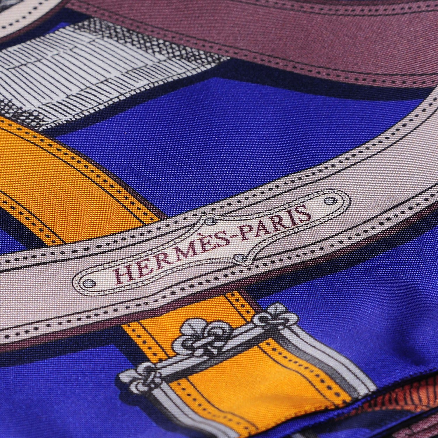 Hermes Silk Cavalcadour Maxi Twilly 5 of 6