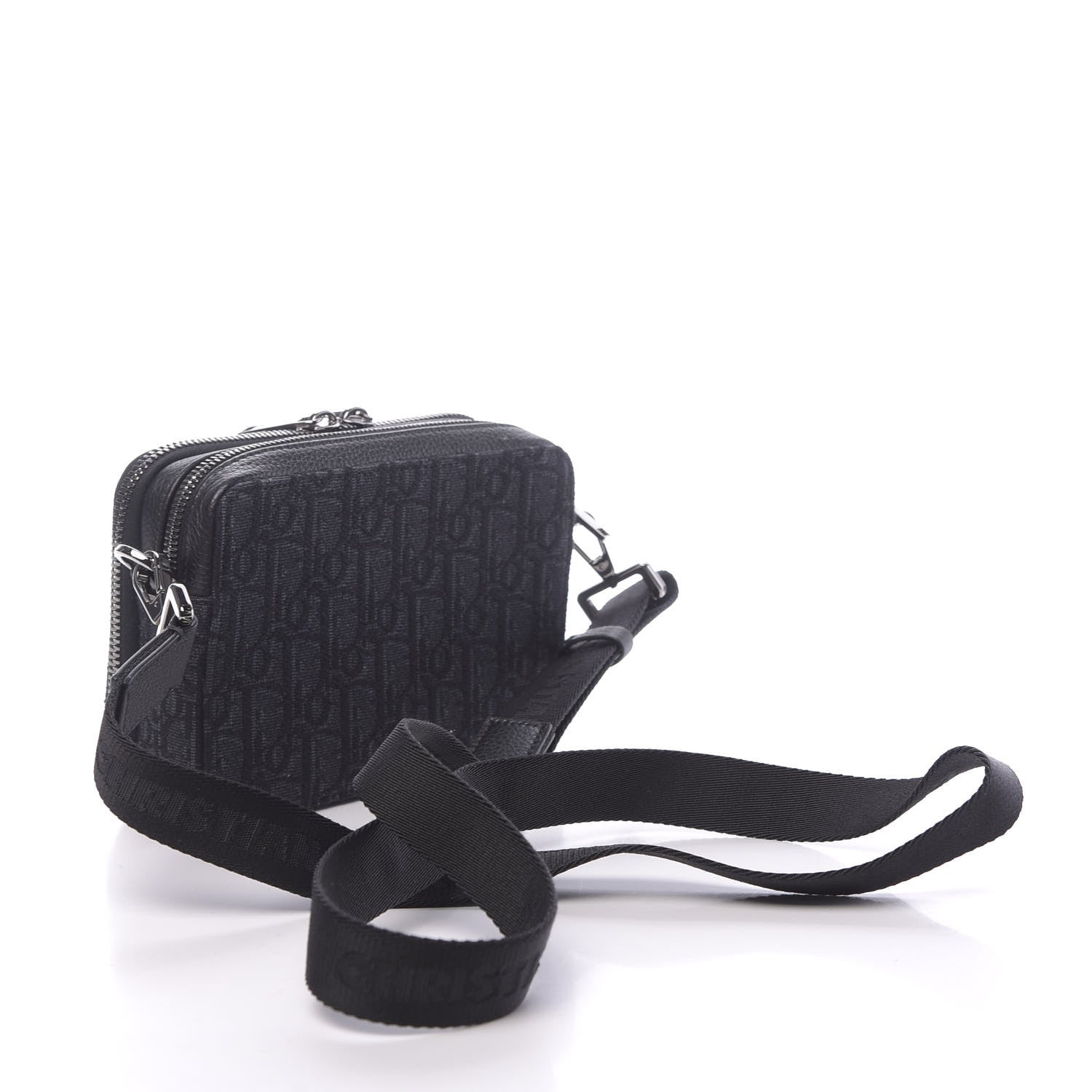Christian Dior Oblique Pouch Black 3 of 12