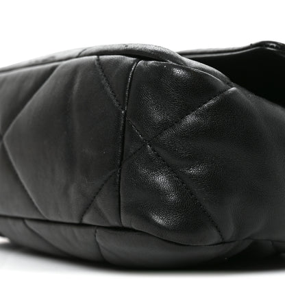 Chanel Lambskin Quilted Medium Chanel 19 Flap Black 10 of 10